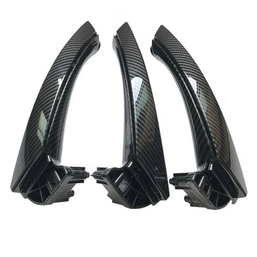 Avfpra Auto Innen Türgriff Für 3 Serie E90 E91 E92 316i 318i 320 325 328i LHD RHD Vorne Hinten Links Rechts Innen 3 Passagier Tür Pull Griff Vollen Satz(LHD Carbon Set) von Avfpra