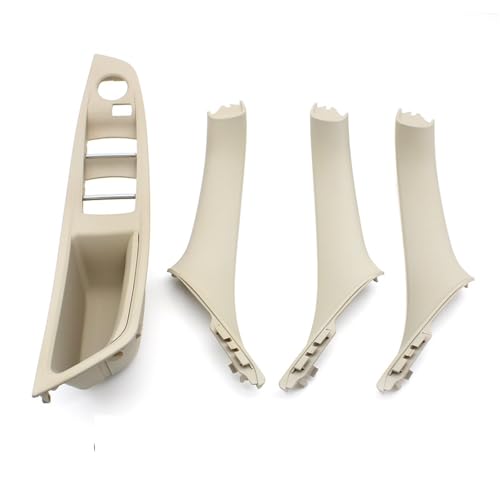 Avfpra Auto Innen Türgriff Für 5 Series F10 F11 520i 523i 525i 528i 530i 51417225867 51417225865 4PCS LHD Innen Links Rechts Türgriff Kit(LHD Oyster Set) von Avfpra