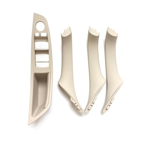 Avfpra Auto Innen Türgriff Für 5 Series F10 F11 520i 523i 525i 528i 530i LHD Beige Schwarz Rot Innentür Armlehne Einbauplatte Türgriff(LHD Oyster Set) von Avfpra