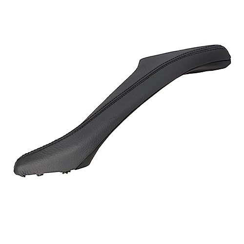 Avfpra Auto Innen Türgriff Für 5 Series F10 F11 520i 523i 525i 528i Oyster/Schwarz/Beige Auto Innentürgriff Panel Pull Trim Abdeckung Echtleder RHD Innentürgriffe(Black-Left-LHD) von Avfpra