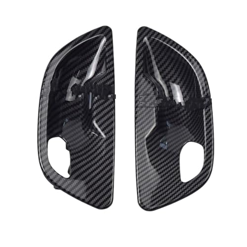 Avfpra Auto Innen Türgriff Für 5 Series F10 F11 F18 2010 2011 2012 2013 2014 2015 2016 2017 LHD RHD Innentürgriffschale Abdeckung Trim Ersatz(Carbon Fiber-2piece) von Avfpra