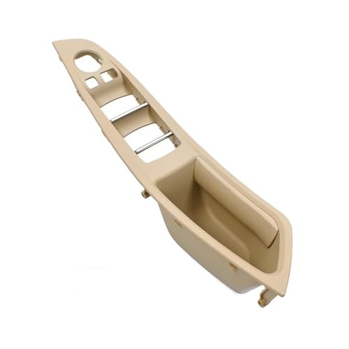 Avfpra Auto Innen Türgriff Für 5 Series F10 F11 F18 520 523 Vordertür Inner Griff Innentür Panel Fahrersitz Schalter Rahmen Aufbewahrungsbox Abdeckung Innentürgriffe(LHD Beige) von Avfpra