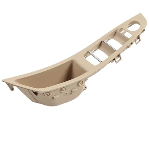 Avfpra Auto Innen Türgriff Für 5 Series F10 F11 F18 520 523 Vordertür Inner Griff Innentür Panel Fahrersitz Schalter Rahmen Aufbewahrungsbox Abdeckung Innentürgriffe(LHD Beige) von Avfpra