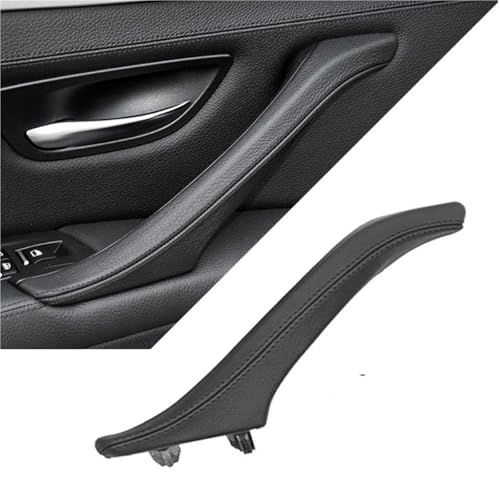 Avfpra Auto Innen Türgriff Für 5 Series F10 F11 F18 520i 523i 525i 528i LHD RHD Auto Innen Passagier Tür Leder Pull Griff Montage Ersatz(LEFT BLACK) von Avfpra