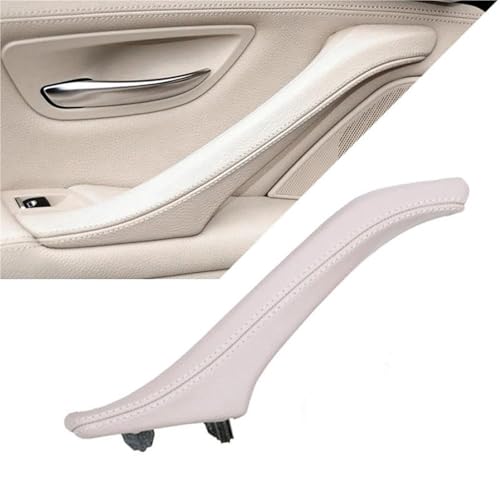 Avfpra Auto Innen Türgriff Für 5 Series F10 F11 F18 520i 523i 525i 528i LHD RHD Auto Innen Passagier Tür Leder Pull Griff Montage Ersatz(LEFT OYSTER) von Avfpra