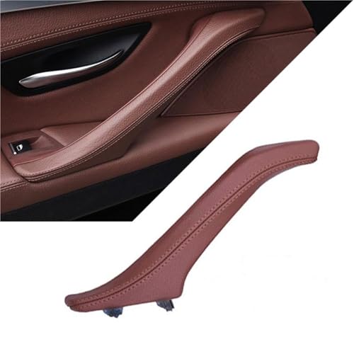 Avfpra Auto Innen Türgriff Für 5 Series F10 F11 F18 520i 523i 525i 528i LHD RHD Auto Innen Passagier Tür Leder Pull Griff Montage Ersatz(LEFT RED BROWN) von Avfpra