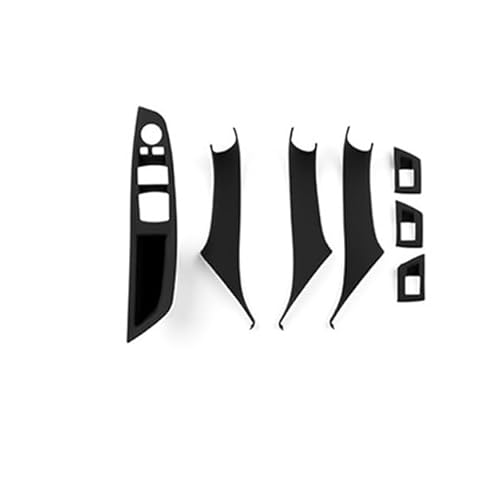 Avfpra Auto Innen Türgriff Für 520i 523i 525i 528i 530i F10 F11 5 Serie 2011 2012 2013 2014 2015 2016 2017 ABS Passagier Tür Panel Griff Pull LHD RHD(LHD BLACK) von Avfpra