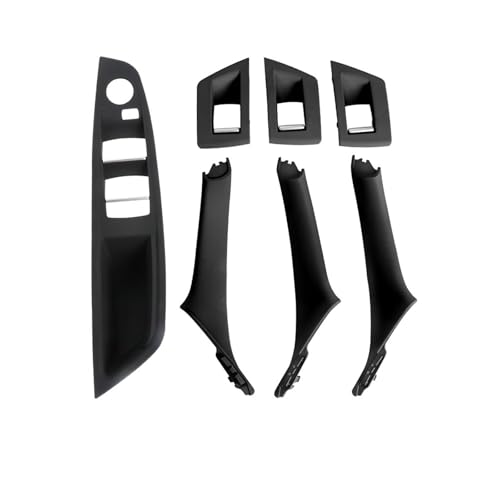 Avfpra Auto Innen Türgriff Für F10 F11 5 Serie 2010 2011 2012 2013 2014 2015 2016 2017 Auto Innen Tür Griff Trim Fenster Schalter Panel Griff Set Innentürgriffe(LHD Black) von Avfpra