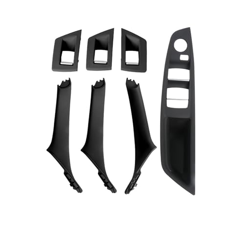 Avfpra Auto Innen Türgriff Für F10 F11 5 Serie 2010 2011 2012 2013 2014 2015 2016 2017 Auto Innen Tür Griff Trim Fenster Schalter Panel Griff Set Innentürgriffe(RHD Black) von Avfpra