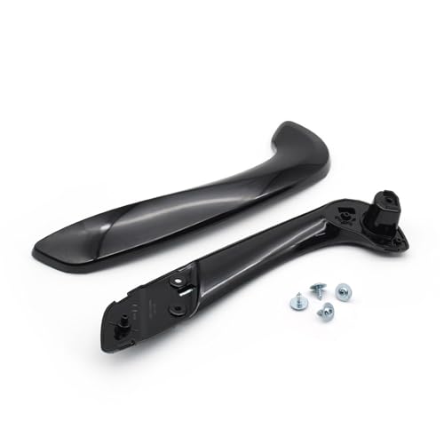 Avfpra Auto Innen Türgriff Für Megane 3 MK3 Für Fluence 2008-2016 809540001R 809600007R 2PCS Auto Vorne Links Rechts Innen Tür Griff Halte Kit(Piano Black Left) von Avfpra