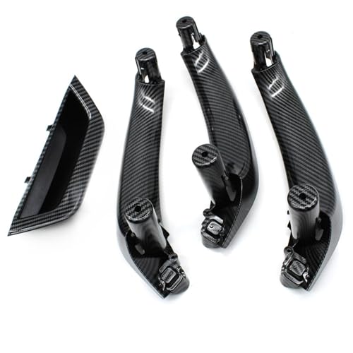 Avfpra Auto Innen Türgriff Für X3 X4 F25 F26 2010 2011 2012 2013 2014 2015 2016 LHD RHD 4-teiliges Set Innentürgriffabdeckungspanel Ersatz(LHD Carbon Fiber) von Avfpra