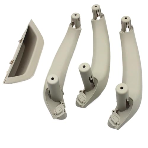Avfpra Auto Innen Türgriff Für X3 X4 F25 F26 2010-2016 LHD Auto Innen Vorne Links Fahrertür Armlehne Panel Abdeckung Tür Inner Griff Pull Trim(LHD Set Oyster) von Avfpra