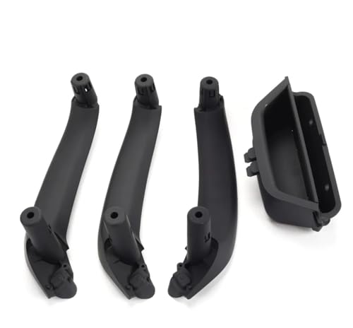 Avfpra Auto Innen Türgriff Für X3 X4 F25 F26 2010-2016 LHD RHD Auto Vorne Links Tür Inner Griff Pull Trim Tür Innen Panel Griff 51417250307(RHD 4PCS Black) von Avfpra