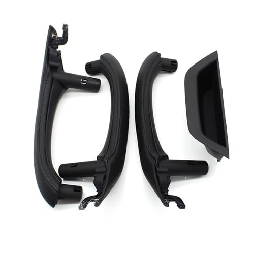 Avfpra Auto Innen Türgriff Für X3 X4 F25 F26 7PCS LHD RHD Auto Innen Tür Pull Griff Mit Griff Äußere Abdeckung Trim Montage Ersatz(RHD Black) von Avfpra