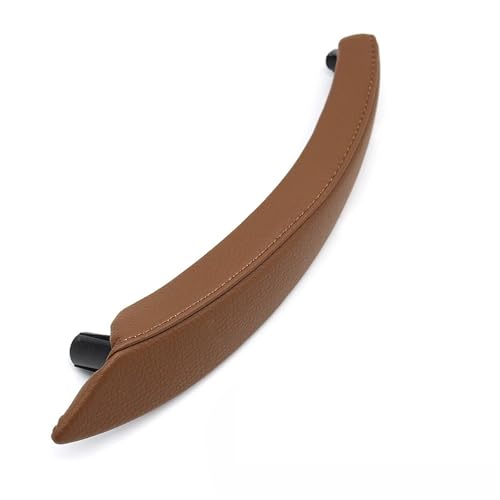 Avfpra Auto Innen Türgriff Für X5 X6 E70 E71 E72 2007-2014 Links Rechts Innen Passagier Tür Pull Griff Leder Äußere Abdeckung Ersatz(Sattel Brown Left) von Avfpra