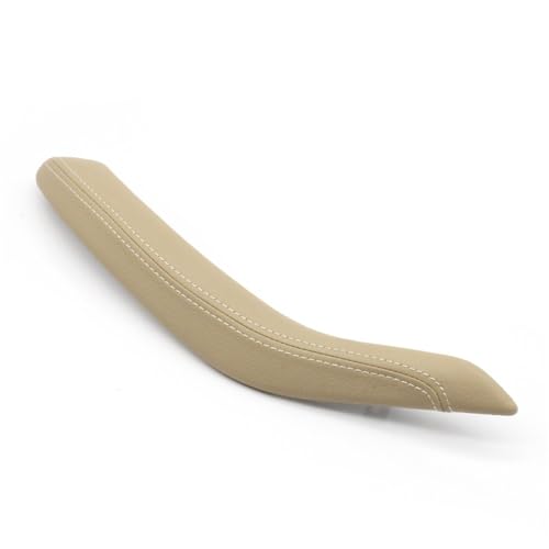 Avfpra Auto Innen Türgriff Für X5 X6 F15 F16 2014-2018 Auto Innen Passagier Türen Pull Griff Äußere Leder Abdeckung Ersatz(Beige Right) von Avfpra