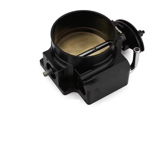 Drosselklappenstutzen Für Chevrolet Für Corvette Auto Modifikation TT102152 High Flow 92mm/102mm Billet Aluminium Drosselklappengehäuse Mit TPS Sensor Drosselklappe(102mm Black) von Avfpra