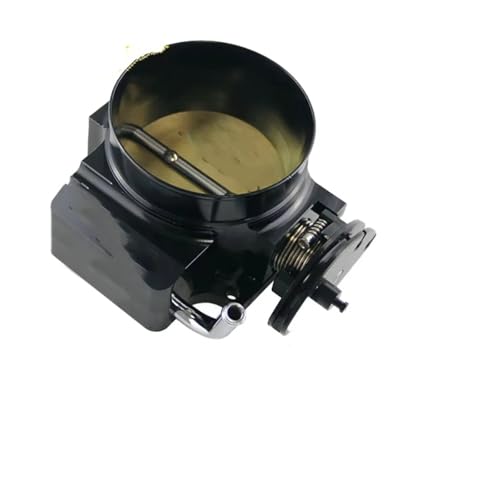 Drosselklappenstutzen Für Chevrolet Für Corvette Auto Modifikation TT102152 High Flow 92mm/102mm Billet Aluminium Drosselklappengehäuse Mit TPS Sensor Drosselklappe(92mm Black) von Avfpra