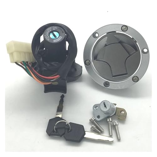 Zündschlossschloss Für EX300 Für Ninja 300 2013-2017 Motorrad Zündschloss Tankdeckel Schloss Key Kit Motorrad-Zündschalter Zündschlossschloss Für EX300 Für Ninja 300 2013-2017 Motorrad Zündschloss Tankdeckel Schloss Key Kit Motorrad-Zündschalter von Avfpra