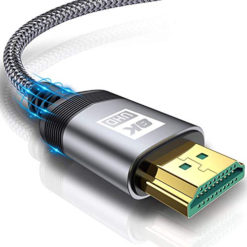 AviBrex 8K HDMI 2.1 Kabel, 1,5 m, Ultra HD High Speed 48 Gpbs 8K60 4K120 144Hz eARC HDR10 4:4:4 HDCP 2.2 & 2.3 Dolby kompatibel mit PS5/Fire TV/Roku TV/Playstation 5/Xbox Series X/Samsung/Sony/LG von AviBrex