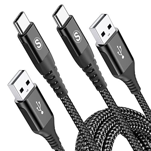 AviBrex USB C Kabel 3.1A [2Stück 2m] Schnellladung, Ladekabel i Phone 15 Pro Max Plus Type C Kabel für Samsung Galaxy S24 S23 S22 S21 S20 S10 S9,Note10/9/8,M31 M30s M20,A20e A71 A52 A51 A50 A40,Mi9/8 von AviBrex