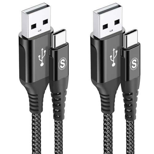 USB C Kabel 3.1A [2Stück 1m] Schnellladung,AviBrex Ladekabel i Phone15 16 Pro Max Plus,Type C Kabel für Samsung Galaxy S25 S24 S23 S22 S21 S20 S10 S9,Note10/9,M31 M30s M20,A20e A71 A52 A51 A50 A40,Mi9 von AviBrex