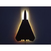 F14 Tomcat Topgun - Jet Fighter Plane Led Mdf Mural Lighting Decoration Night Light Deco Usb-C F14 Tomcat Topgun - Jet Fighter Plane Led Mdf Mural Lighting Decoration Night Light Deco Usb-C von AviationDecoration