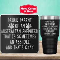 Lustige Aussie Becher-Schale, Mom Dad, Hund, Aussie-Liebhaber, Aussie-Besitzer, Mama N-73F von AviiGifts