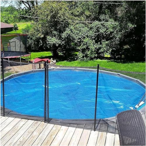 AviiSo Pool Solarabdeckplane Schwimmende Wärmespeicherabdeckung für oberirdische/erdverlegte Pools im Freien für Rahmen/aufblasbaren Pool Wärmeisolierende Whirlpool-Abdeckung für Pool(Size:2.3m/7.5ft) von AviiSo
