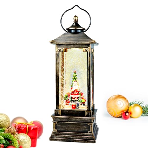 Avilia Animierte Weihnachtslaterne mit Musik und LED-Lichtern, 29 x 14 x 14 cm – ideal für die Dekoration Ihres Hauses während der Weihnachtsfeiern – Hergestellt aus langlebigen Materialien und Avilia Animierte Weihnachtslaterne mit Musik und LED-Lichtern, 29 x 14 x 14 cm – ideal für die Dekoration Ihres Hauses während der Weihnachtsfeiern – Hergestellt aus langlebigen Materialien und von Avilia