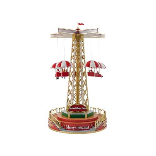 Avilia Animiertes Weihnachtskarussell mit Musik und LED-Lichtern – ideal für die Dekoration von Haus oder Weihnachtsdorf während der Weihnachtsfeier – handbemalt, geeignet für alle Einrichtungen – Avilia Animiertes Weihnachtskarussell mit Musik und LED-Lichtern – ideal für die Dekoration von Haus oder Weihnachtsdorf während der Weihnachtsfeier – handbemalt, geeignet für alle Einrichtungen – von Avilia