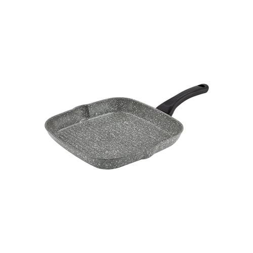 Avilia Antihaft-Grillpfanne 28 x 28 cm | Antihaft-Grillpfanne für Induktionsherd | Antihaft-Grillpfanne für Fleisch und Gemüse von Avilia