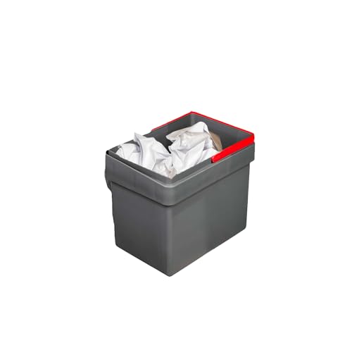 Avilia Ausziehbarer Mülleimer für den Innenbereich, 15 l, mit automatischer Deckelöffnung, anthrazitgrau, aus Kunststoff, 34,5 x 25 x 28,5 cm Avilia Ausziehbarer Mülleimer für den Innenbereich, 15 l, mit automatischer Deckelöffnung, anthrazitgrau, aus Kunststoff, 34,5 x 25 x 28,5 cm von Avilia