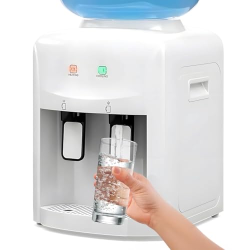 Avilia Elektrischer Wasserspender – Wasserspender mit 2 Temperaturen mit Heizung 500 W und Kühlung 70 W – Tank aus Edelstahl, 29 x 38 x 28 cm – kompatibel mit Trinkflaschen 3-5 Liter Avilia Elektrischer Wasserspender – Wasserspender mit 2 Temperaturen mit Heizung 500 W und Kühlung 70 W – Tank aus Edelstahl, 29 x 38 x 28 cm – kompatibel mit Trinkflaschen 3-5 Liter von Avilia