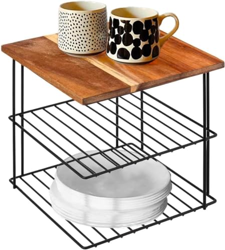 Avilia Gewürzregal für Küche und Wohnzimmer in verschiedenen Modellen (Eckregal mit 3 Ebenen, Holz, Metall) von Avilia