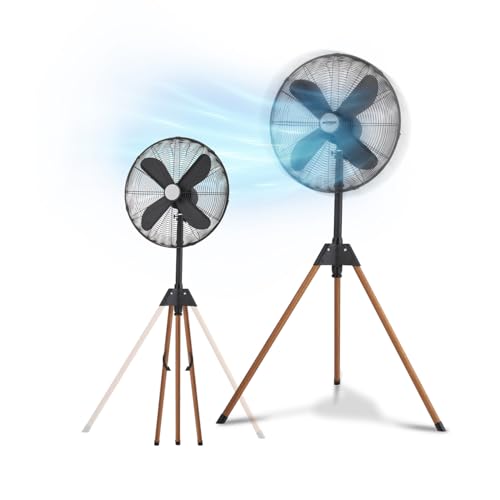 Avilia Leiser Standventilator mit Stativ, zusammenklappbar und stabil, 50 W, 3 Geschwindigkeitsstufen, ideal zur Anpassung an alle Bedürfnisse und Erfrischung bei heißen Gioranaden – Kopfhöhe Avilia Leiser Standventilator mit Stativ, zusammenklappbar und stabil, 50 W, 3 Geschwindigkeitsstufen, ideal zur Anpassung an alle Bedürfnisse und Erfrischung bei heißen Gioranaden – Kopfhöhe von Avilia