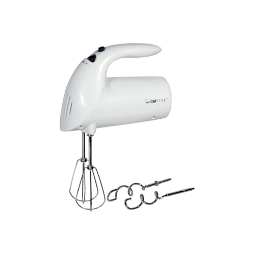 Avilia Mixer 250 W mit 5 Geschwindigkeitsstufen, Schneebesen aus Edelstahl, Auswurftaste und spülmaschinenfeste Komponenten – ideal für Desserts, Gebäck und schnelle Zubereitungen in der Küche von Avilia