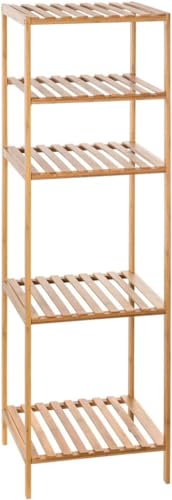 Avilia Säulenregal mit 4 Regalböden für Küche - Bodenregal mit 4 Regalböden für Schlafzimmer und Wohnzimmer, aus Bambus, 35 x 32 x 111,5 cm, Beige Avilia Säulenregal mit 4 Regalböden für Küche - Bodenregal mit 4 Regalböden für Schlafzimmer und Wohnzimmer, aus Bambus, 35 x 32 x 111,5 cm, Beige von Avilia
