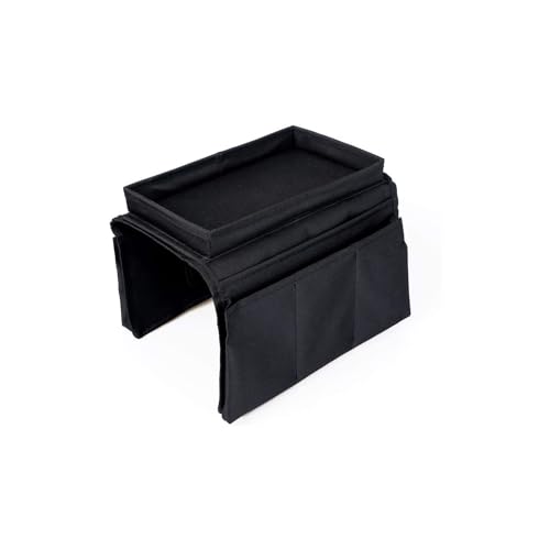 Sofa-Organizer für Fernbedienungen und Stifte mit Ablagefläche – Sofa mit Fernbedienungen und Ablage für Tassen, Polyester, 31 x 19 cm von Avilia