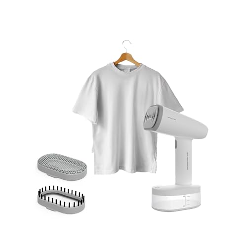 Vertikales Bügeleisen mit Anti-Tropf-System und selbstreinigender Funktion, Keramiksohle, konstanter Dampffluss, 250 ml, 10,5 x 14,5 x 25 cm, 1600 W Vertikales Bügeleisen mit Anti-Tropf-System und selbstreinigender Funktion, Keramiksohle, konstanter Dampffluss, 250 ml, 10,5 x 14,5 x 25 cm, 1600 W von Avilia