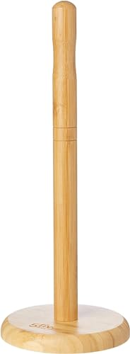 Wohnaccessoires: Taschentuchhalter aus Bambus - Serviettenhalter und Handtuchhalter aus Holz - 31,8 x 12,4 cm, Braun von Avilia