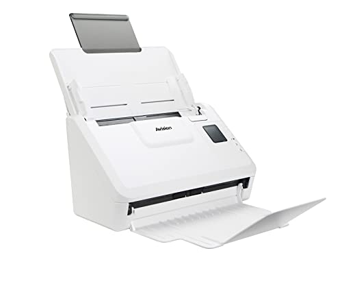 Avision AD340GN - A4 - Duplex Dokumentenscanner| 40ppm/80ipm|50 Seiten ADF| USB 3.2 | Ethernet|Scannt bis zu 600 cm Lange Dokumente | ISIS Treiber, Twain, Weiss von Avision