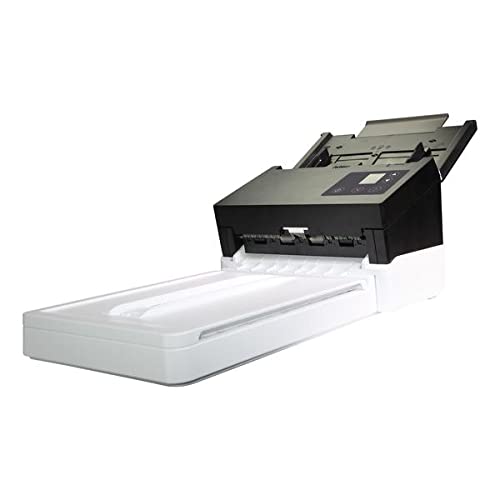 Avision AD370F Duplex Einzug A4 mit A4 Flachbetteinheit | 70ppm/140ipm A4 Color 300dpi | 100 Seiten ADF | USB 3.1 | ISIS Treiber , TWAIN Treiber , Button Manager , AVScan X , PaperPort von Avision