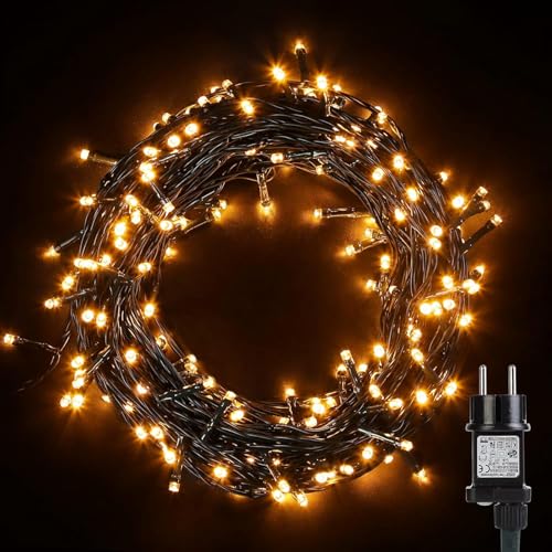 Avoalre 100er LEDs Lichterkette 10M LED Weihnachtsbeleuchtung Außen mit EU Stecker 8 Modi Wasserdicht Lichterkette für christbaum Weihnachten Garten Party Geburtstag Hochzeit, Warmweiß Lichterkett Avoalre 100er LEDs Lichterkette 10M LED Weihnachtsbeleuchtung Außen mit EU Stecker 8 Modi Wasserdicht Lichterkette für christbaum Weihnachten Garten Party Geburtstag Hochzeit, Warmweiß Lichterkett von Avoalre
