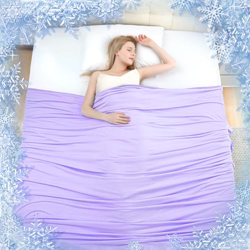 Avoalre 2 in 1 kühlende Kuscheldecke aus Bambusfaser, Arc-Chill 3.0 Sommerdecke mit Q-Max 0,5 Selbstkühlende Decke, Weiche Kühldecke für Kinder und Erwachsene 200cmx220cm von Avoalre