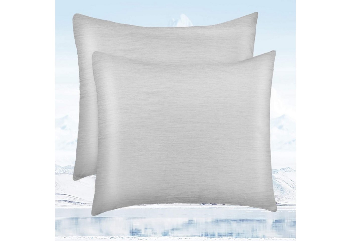 Avoalre Kissenbezug 2er Set Kühlen Kopfkissenbezug mit Q-Max>0.5 Arc-Chill kühlender Ki Avoalre Kissenbezug 2er Set Kühlen Kopfkissenbezug mit Q-Max>0.5 Arc-Chill kühlender Ki von Avoalre