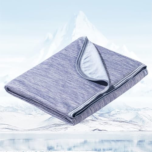 Avoalre Kühldecke 2 in 1 kühlende Decke für Sommer Selbstkühlende Decke Arc-Chill 3.0 Kühldecken Q-Max＞0,5 doppelseitige kühlende Sommerdecke für Erwachsene130cmx170cm von Avoalre