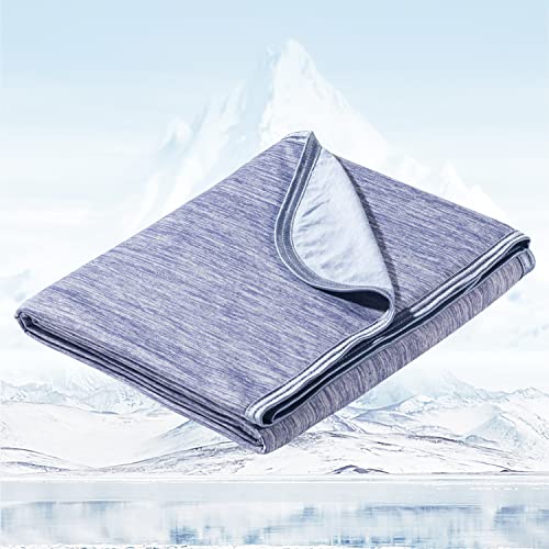 Avoalre Kühldecke 2 in 1 kühlende Decke für Sommer Selbstkühlende Decke Arc-Chill Q-Max 0,5 doppelseitige kühlende Sommerdecke für Erwachsene130cmx170cm von Avoalre