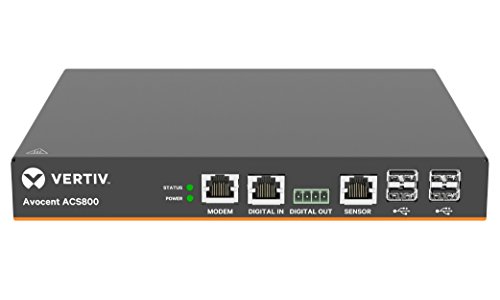 Vertiv Avocent ACS 800 Serielles Konsolenserver mit externem AC-Netzteil, Analoges Modem, kompaktes Gehäuse (ACS802MEAC-001) von Avocent