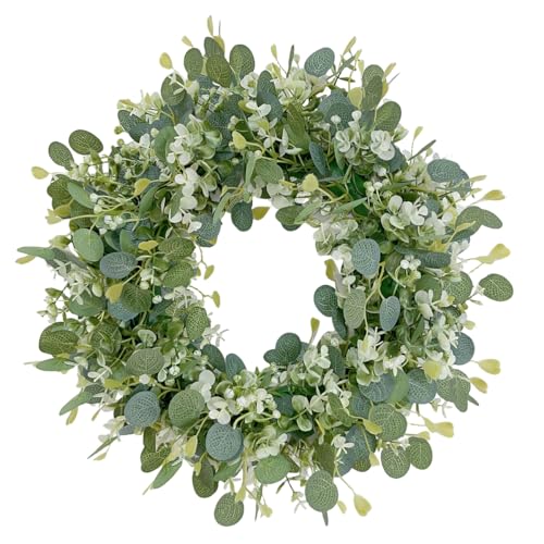 Avoik Eukalyptus Kranz für die Haustür 42 cm Eukalyptus Künstlicher Dekorative Kränze Grünkranz Künstliche Hängende Türkranz Wandkranz Frühlings Sommer Kranz Für Hochzeit Heimdekoration Dekoration Avoik Eukalyptus Kranz für die Haustür 42 cm Eukalyptus Künstlicher Dekorative Kränze Grünkranz Künstliche Hängende Türkranz Wandkranz Frühlings Sommer Kranz Für Hochzeit Heimdekoration Dekoration von Avoik